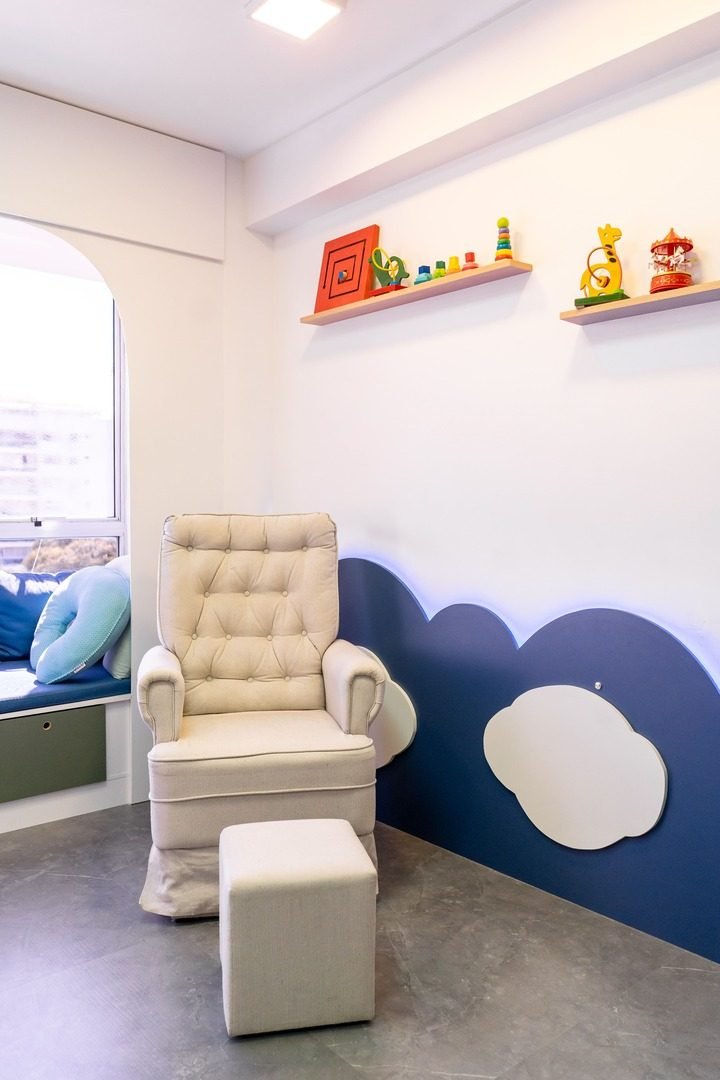 Detalhe do ambiente com atmosfera calma e acolhedora